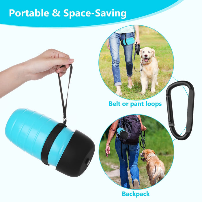Pecute 850ml Dog Water Portable Bottle (Blue)