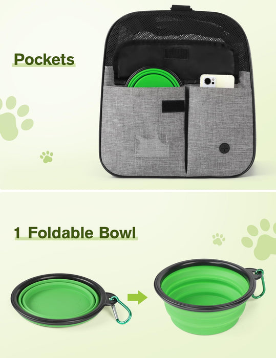 Pecute Pet Bag Cat Carrier Handbag with Bowl XL(Max Load:12kg)
