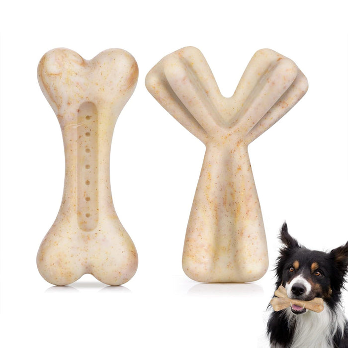 Pecute Tough Dog Chew Toy 2 Pack (Large)