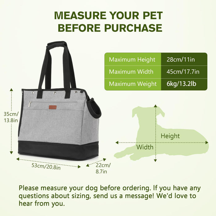 Pecute Pet Carrier for Small Dogs and Cats Tote Bag with Warm Cloth