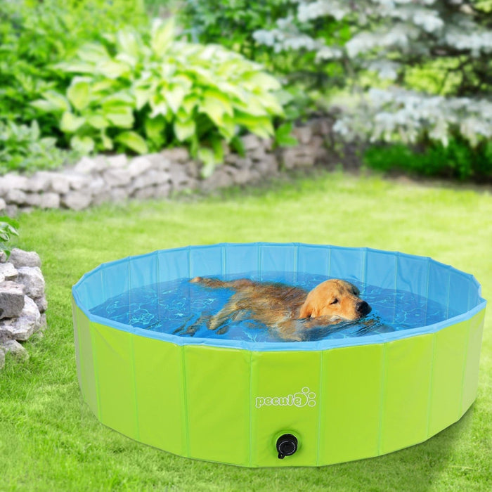 Pecute Green Dog Paddling Pool（XXL）