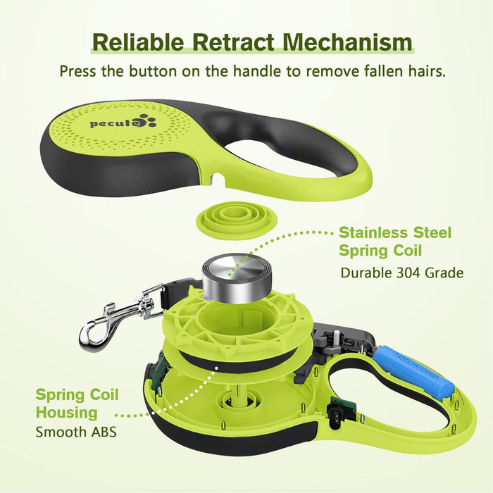 Pecute Retractable Dog Leash with Rechargeable LED Light