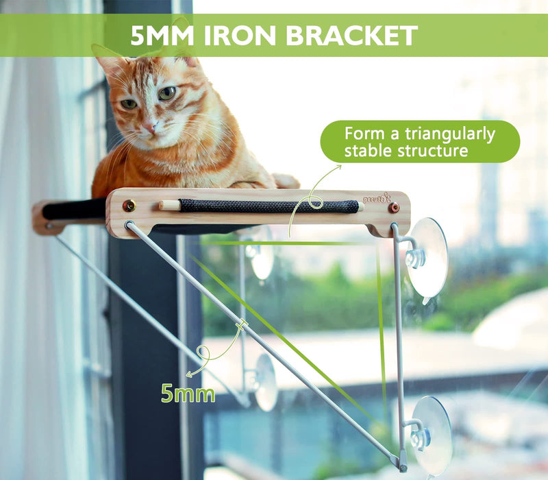 Breathable Mesh Cat Window Perch for Window