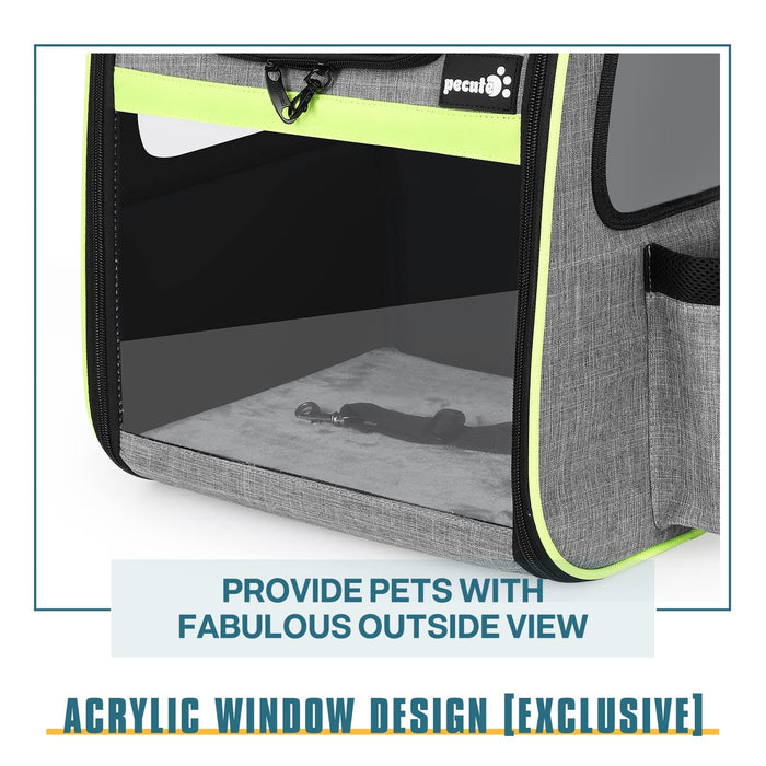 Pecute Cat Carrier Dog Backpack Visible Acrylic