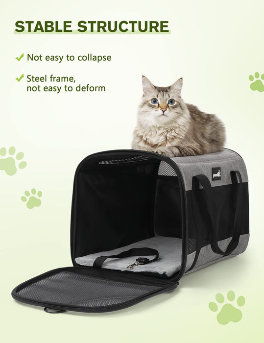Pecute Pet Carrier Bag with Bowl Used for Pet Under 6KG