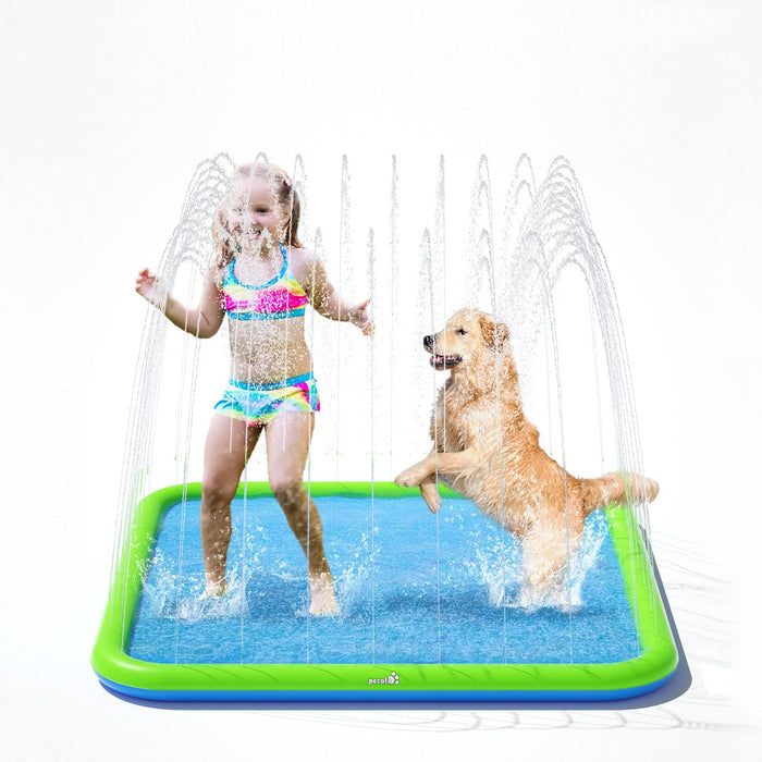 Pecute Sprinkler Pad for Dogs & Kids (XL: 170cm)