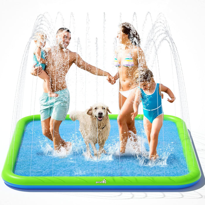 Pecute Sprinkler Pad for Dogs & Kids (XL: 170cm)