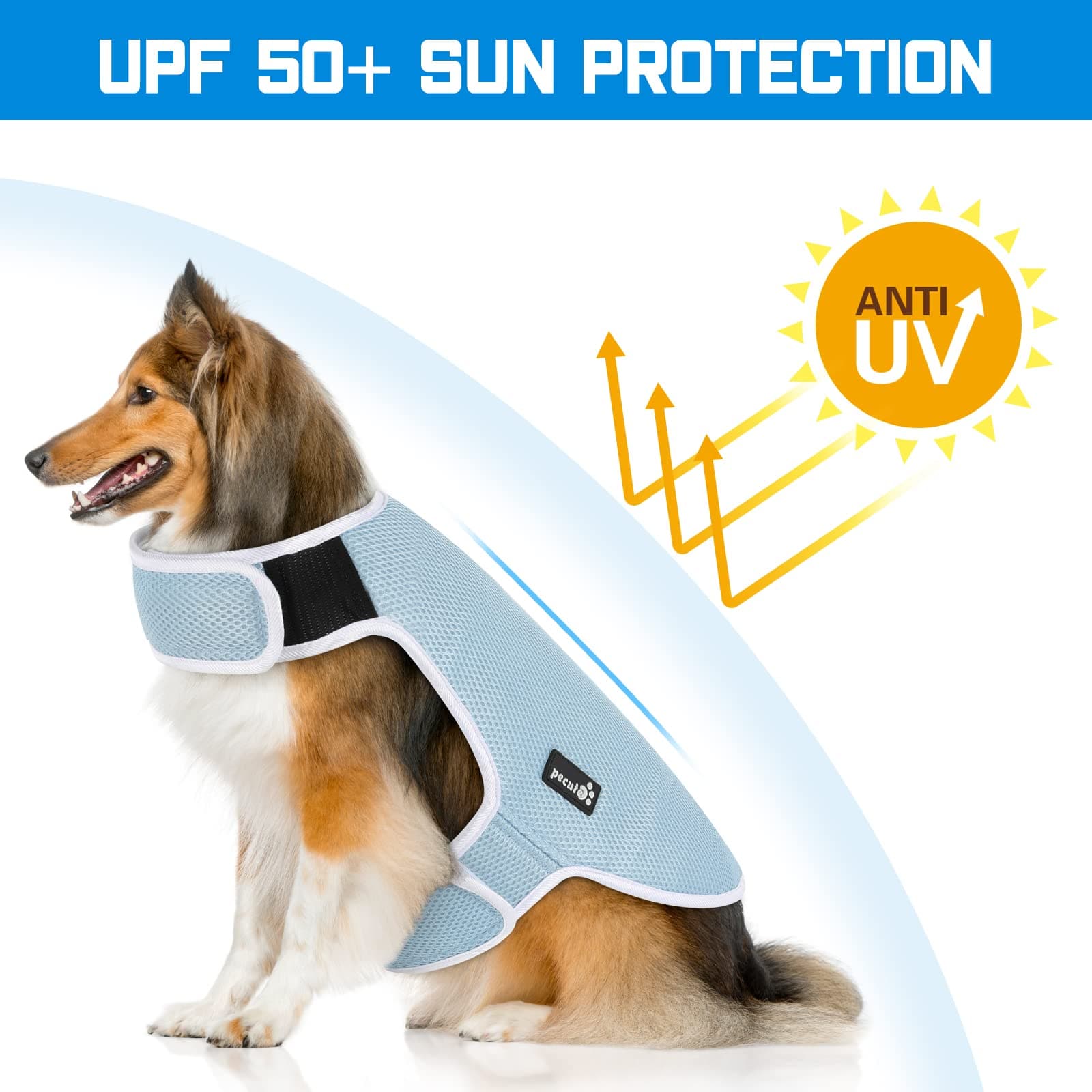 Pecute New Dog Cooling Vest (2XL:59cm)