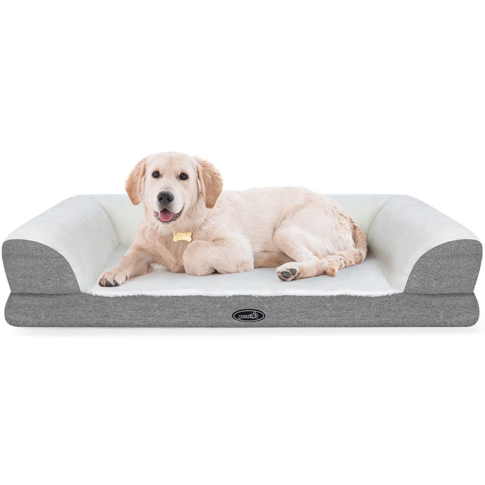 Pecute Orthopedic Dog Bed Washable Dog Sofa (M)