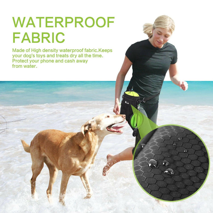 Pecute Waterproof Dog Treat Pouch Bag
