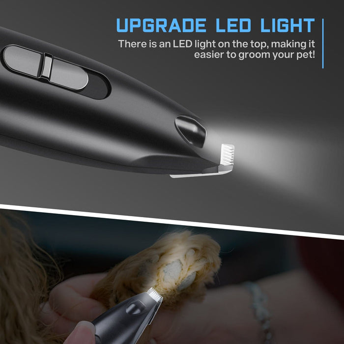 Pecute Pet Paw Clippers with LED Light