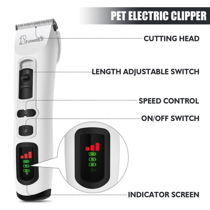 Pecute Electric Pet Clipper, Dog Grooming Kit
