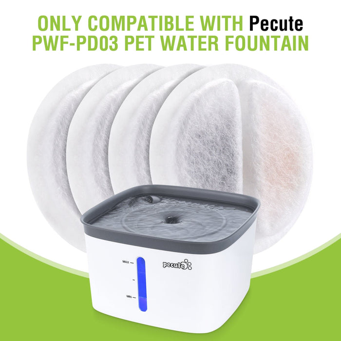 Pecute Cat Water Fountain Filter(4 Pcs)
