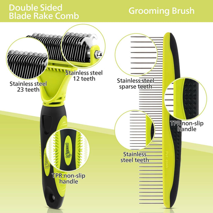 Pecute Grooming Dematting Comb Tool Kit