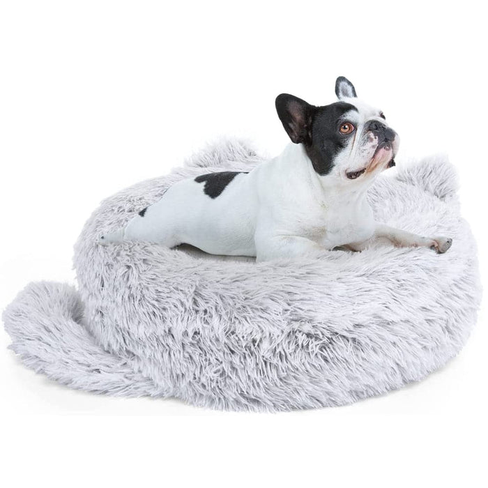 Pecute Cat Bed Small Dog Plush Donut Beds